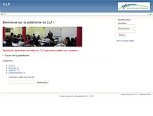Tablet Screenshot of clf.lasalle-fec.org